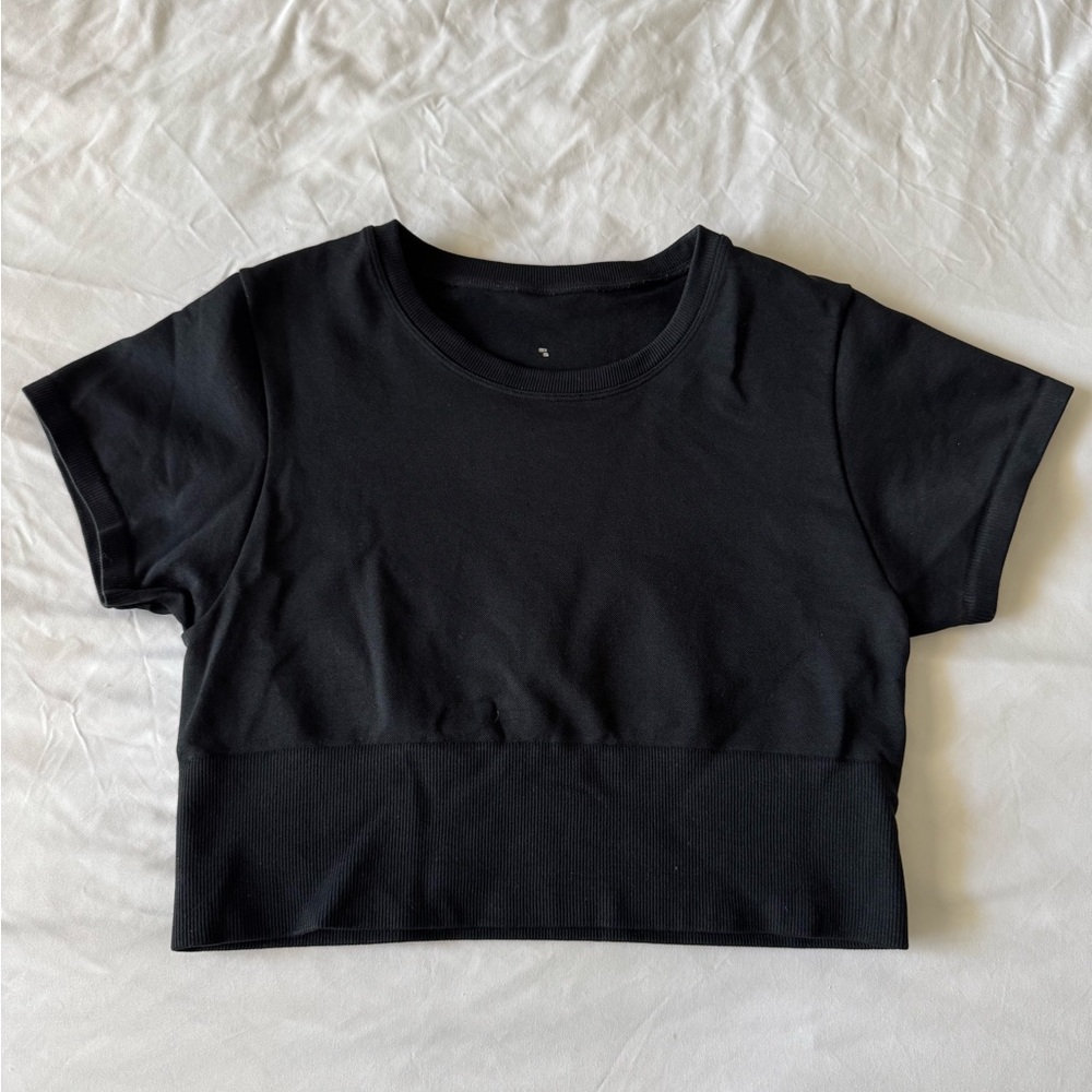 Classic Black Women's Short Sleeve Top